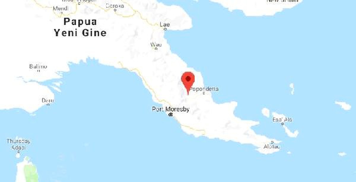 Papua Yeni Gine\'de 7.4 Büyüklüğünde Deprem