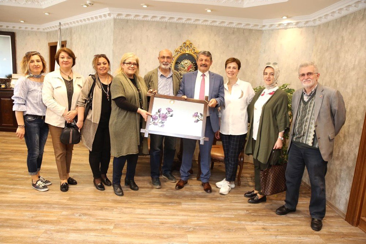 Sanat Atölyesi Kursiyerleri Belediyede