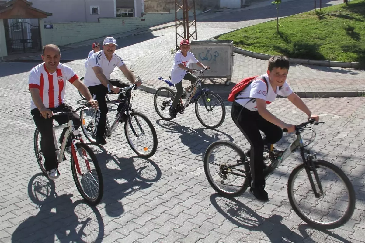 Havza\'da 100. Yıl Anısına Bisiklet Turu