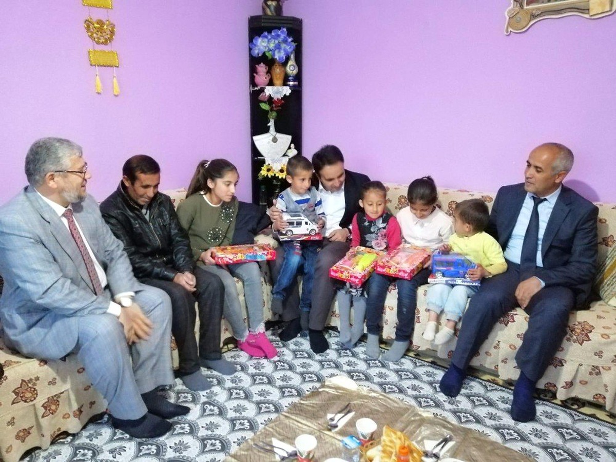 İlçe Protokolü, 9 Nüfuslu Kepçik Ailesine Konuk Oldu