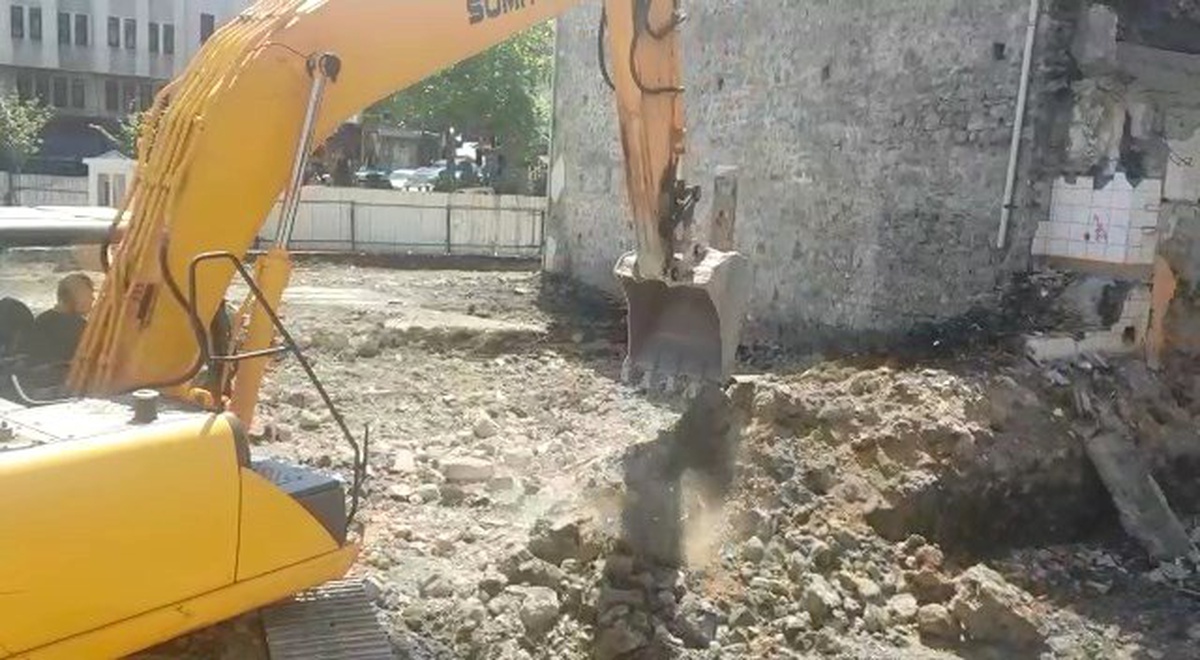 Mumhane\'de Kentsel Dönüşüm Kapsamındaki Kazı Çalışmaları Durduruldu