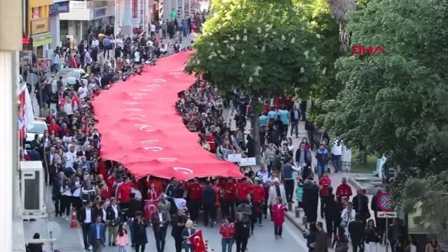 Samsun 1919 Metre Türk Bayrağı ile Şehir Turu - Son Dakika