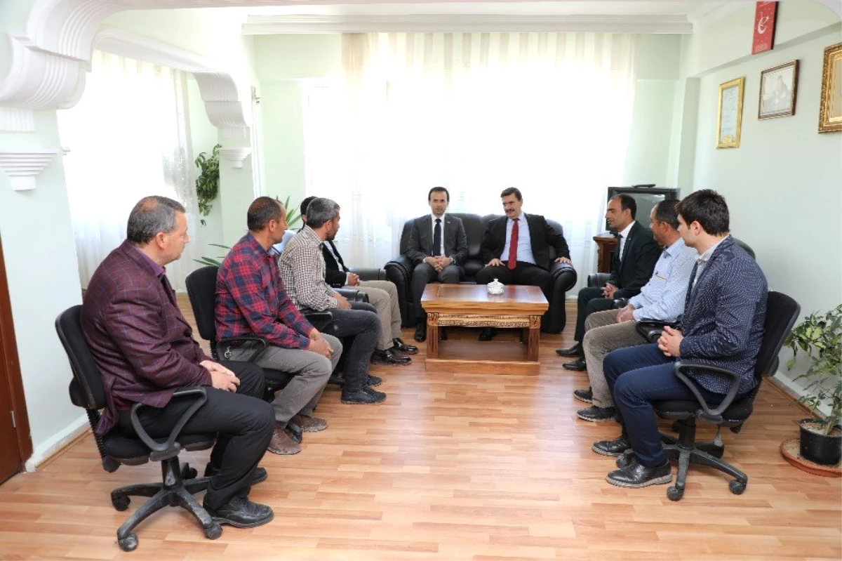 Vali Arslantaş\'tan İlçe ve Beldelerin Yeni Belediye Başkanlarına Ziyaret