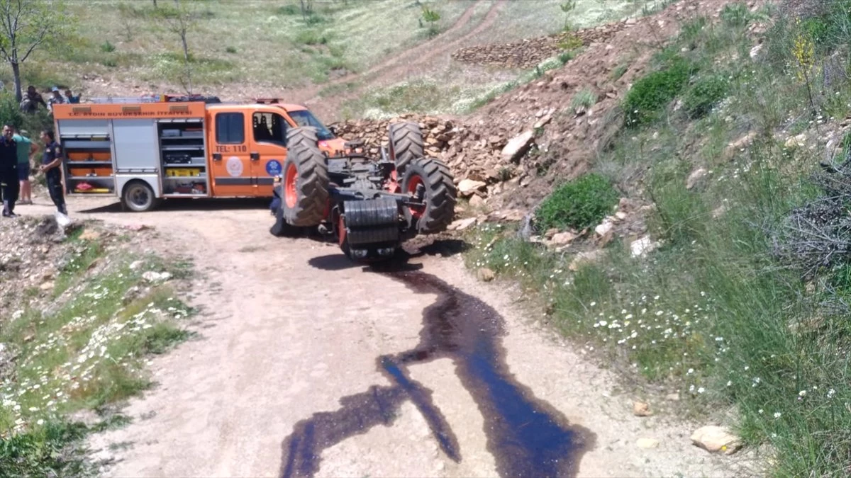 Aydın\'da Devrilen Traktörün Altına Kalan Kişi Öldü