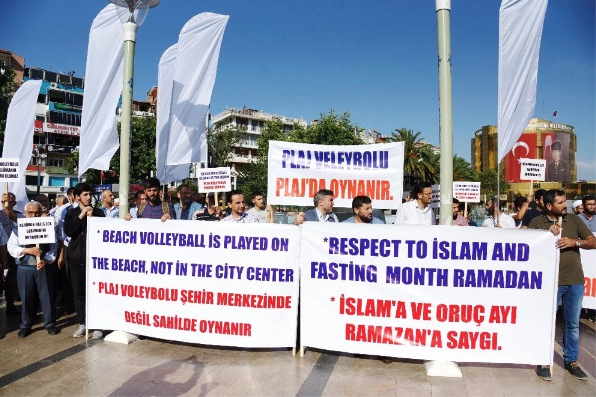 Aydın\'da Stk\'lardan Ramazan Ayında Plaj Voleybolu Tepkisi