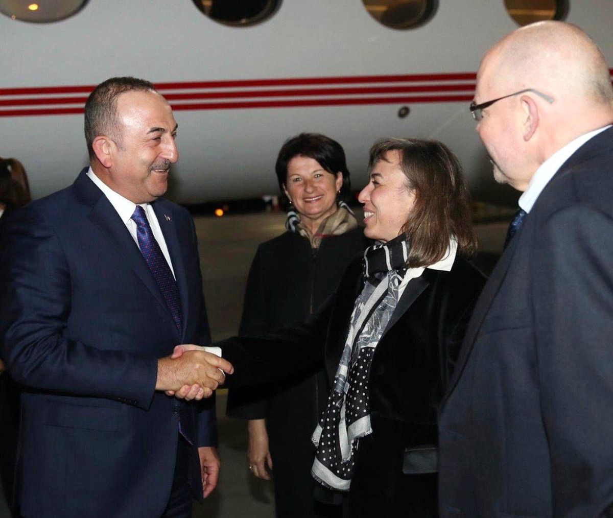 Bakan Çavuşoğlu Letonya\'da