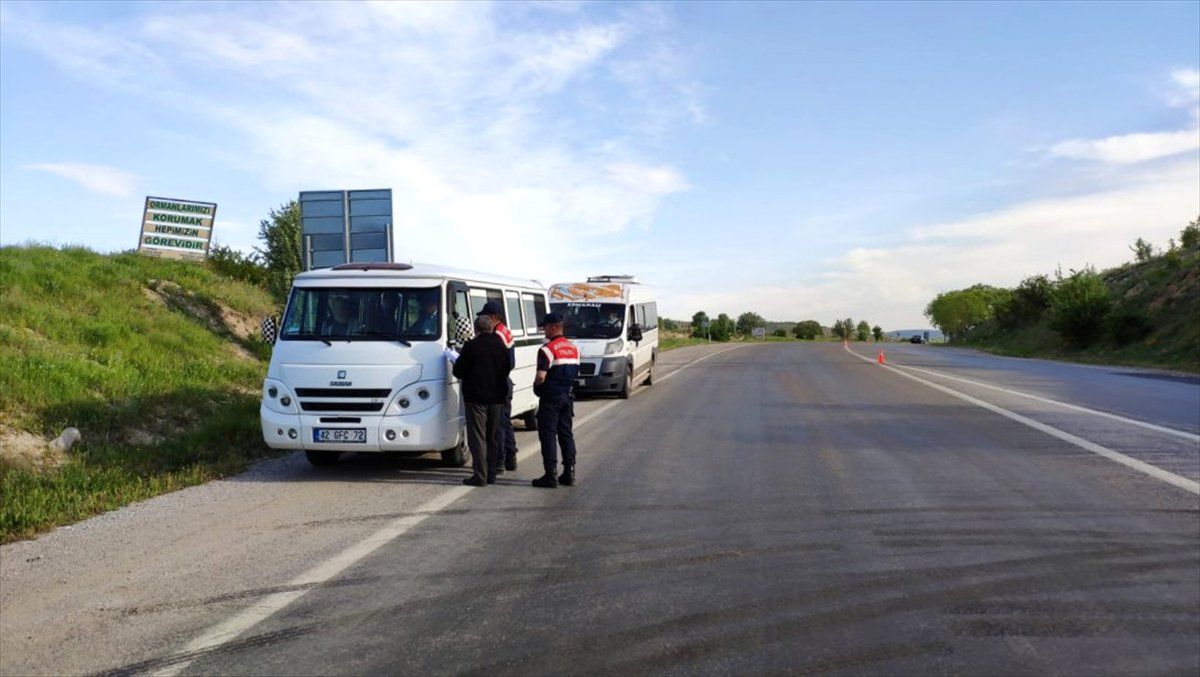 Bozkır\'da Okul Taşıtları Denetlendi