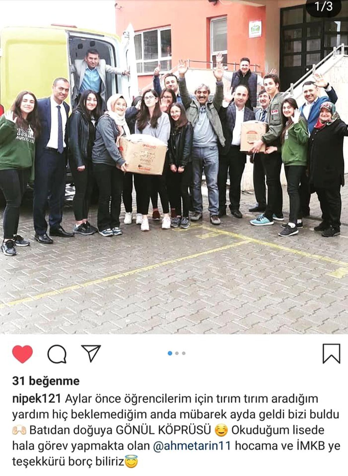 Bu Yılın Son Gönül Köprüsü Kuruldu