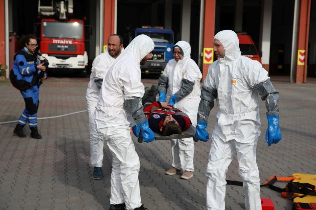 Gönüllü İtfaiyecilere Kimyasal Eğitimi Verildi