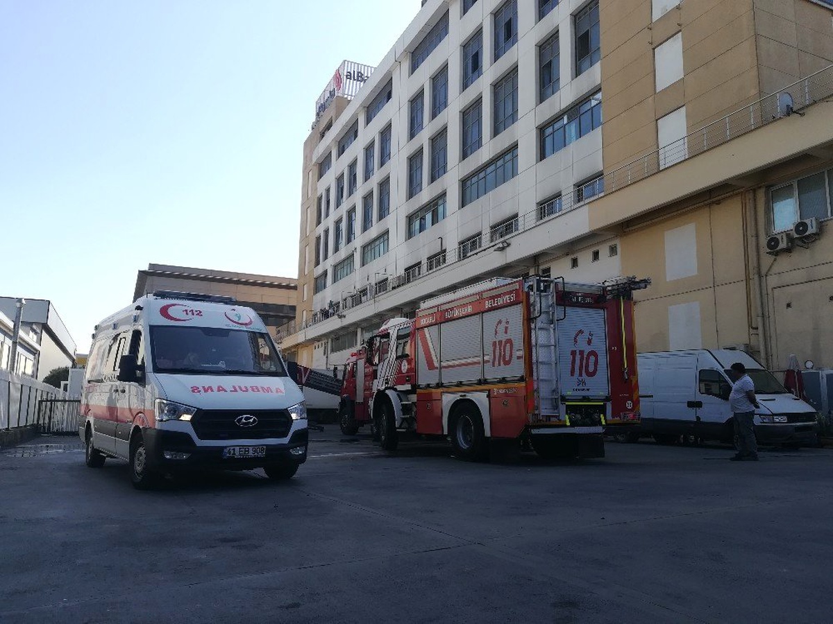 Güzeller Organize Sanayi\'de Çıkan Yangın Korkuttu