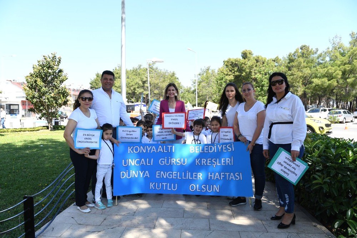 Konyaaltı Belediyesi Kreşlerinden Farkındalık Etkinliği