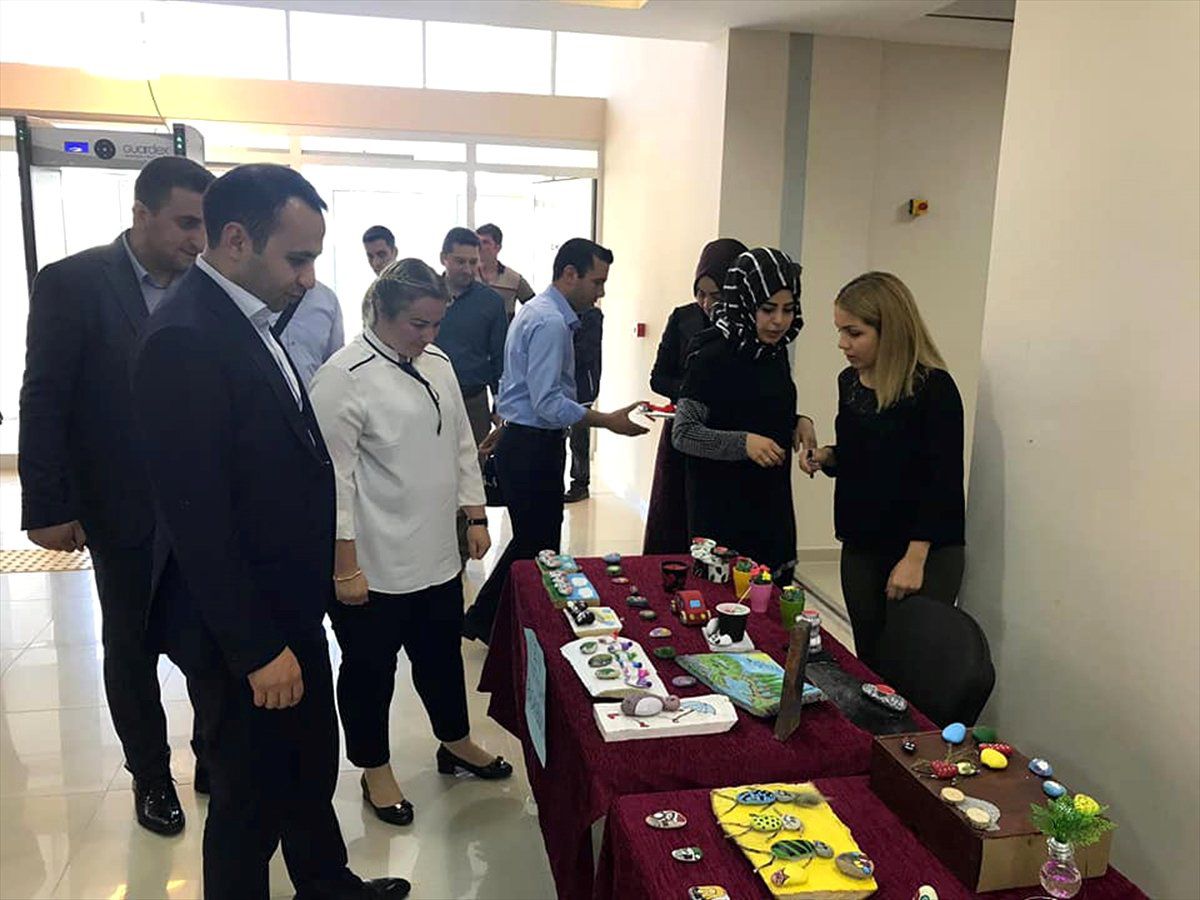 Özel Eğitim Sınıfı Öğrencileri Sergi Açtı