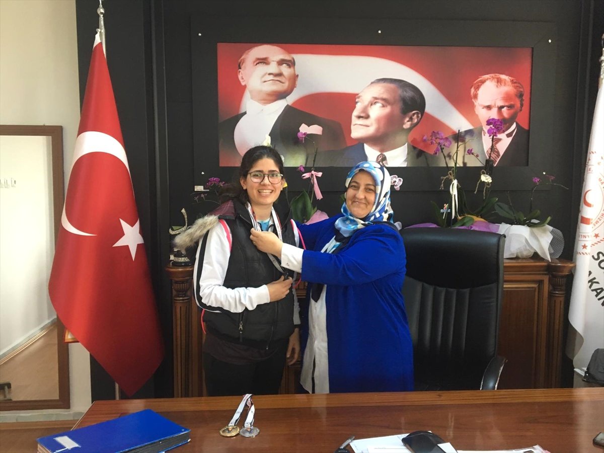 Türkiye Şampiyonu Uslu\'yu Ziyaret Etti