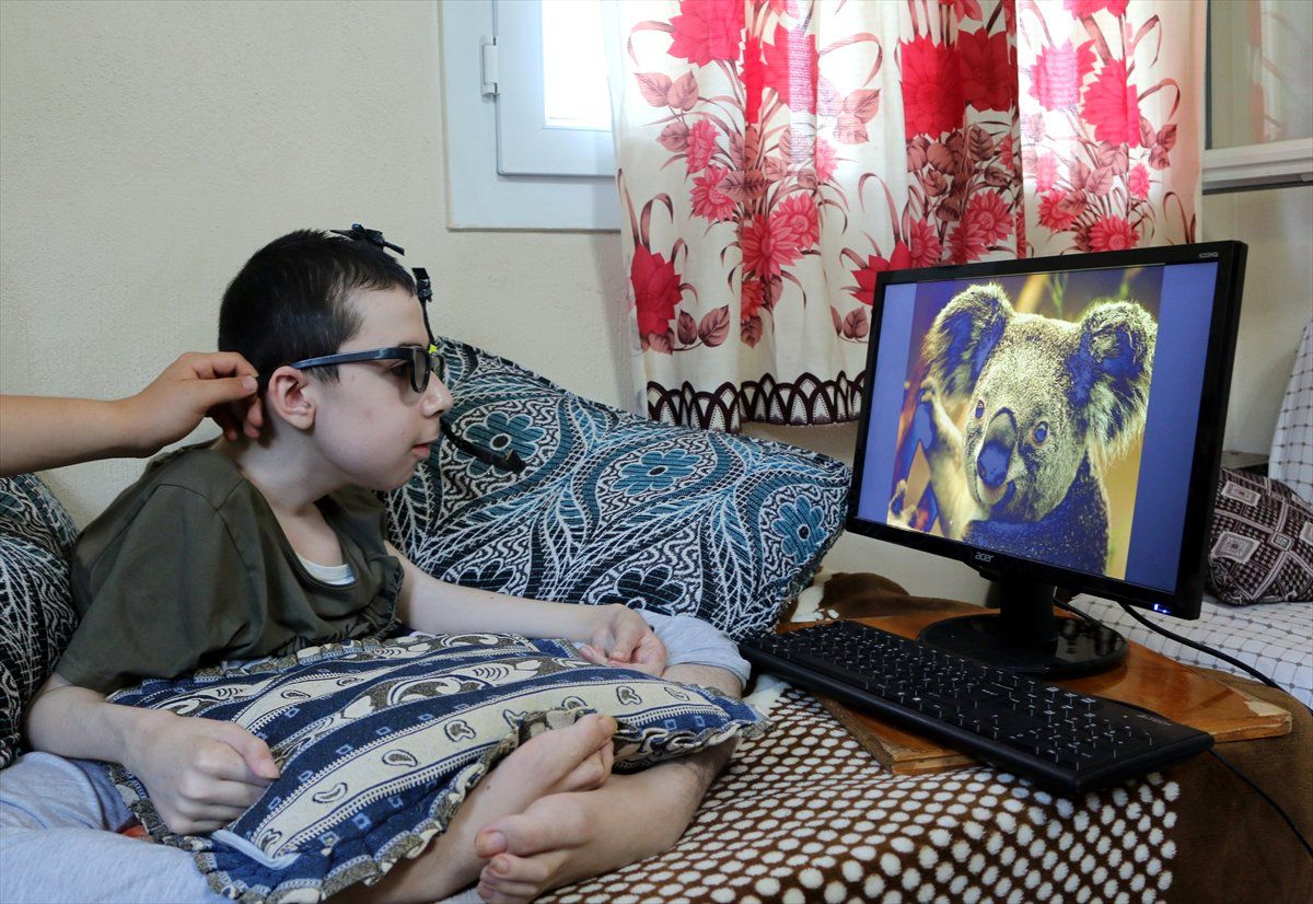 Engelsiz Mouse" Kas Hastası Ahmet\'e Umut Oldu