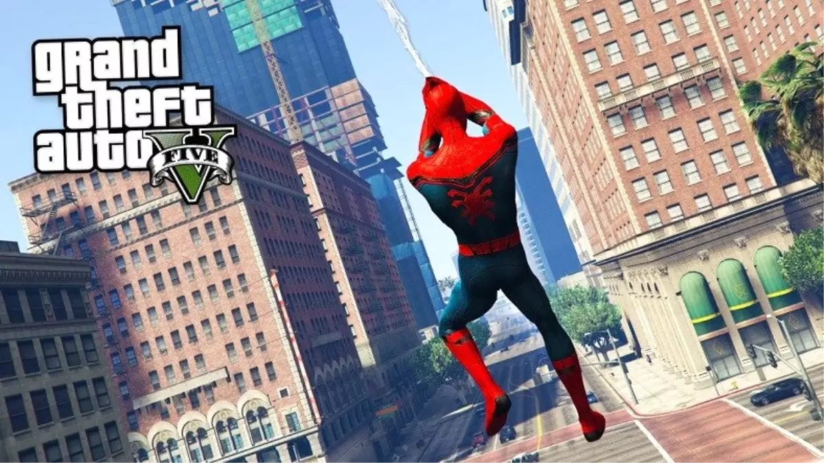 Gta 5\'in Playstation 4 Versiyonu İçin Ücretsiz \'Marvel Spider-Man\' Modu Yayımlandı