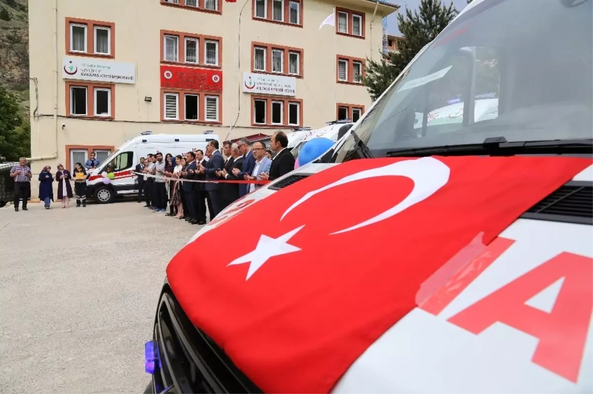 Gümüşhane\'de 7 Yeni Ambulans Hizmete Alındı