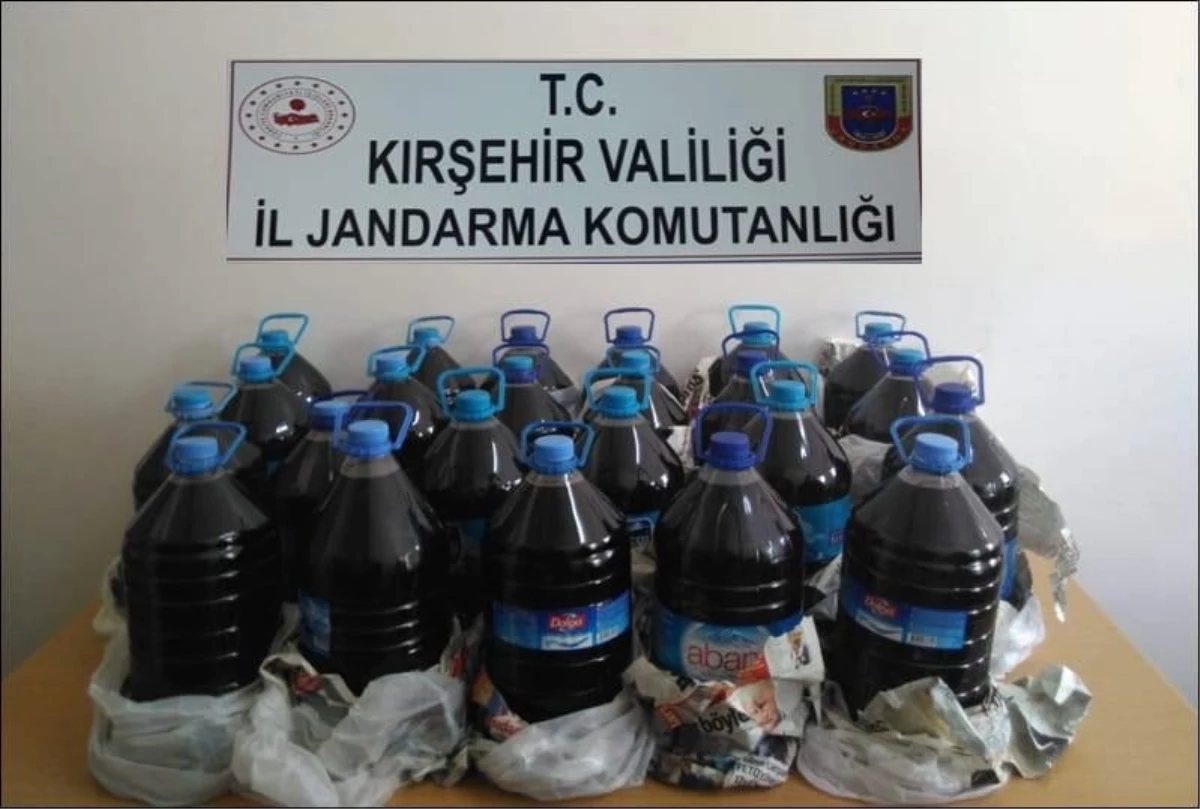 Jandarma 115 Litre Kaçak İçki Ele Geçirdi