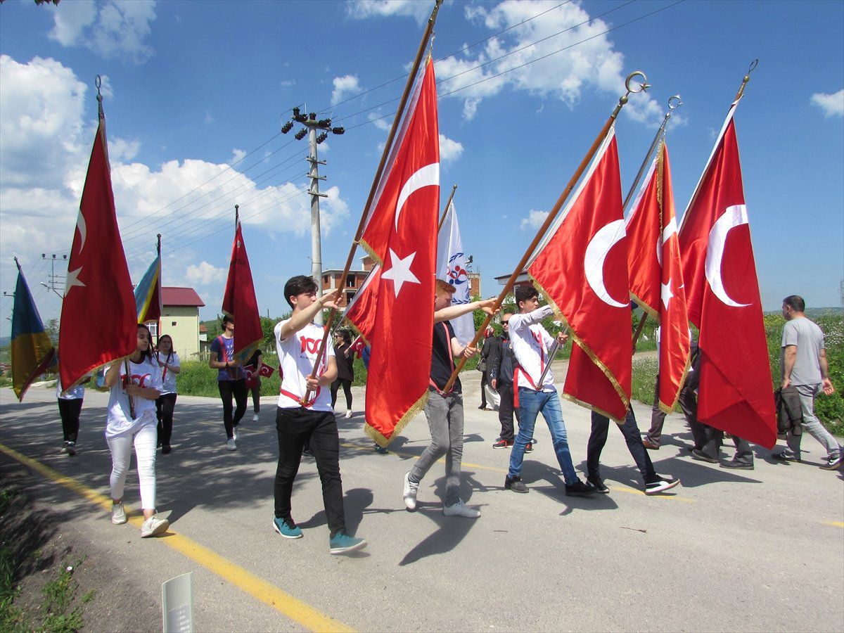 Kavak\'ta "Milli Mücadele Yürüyüşü"