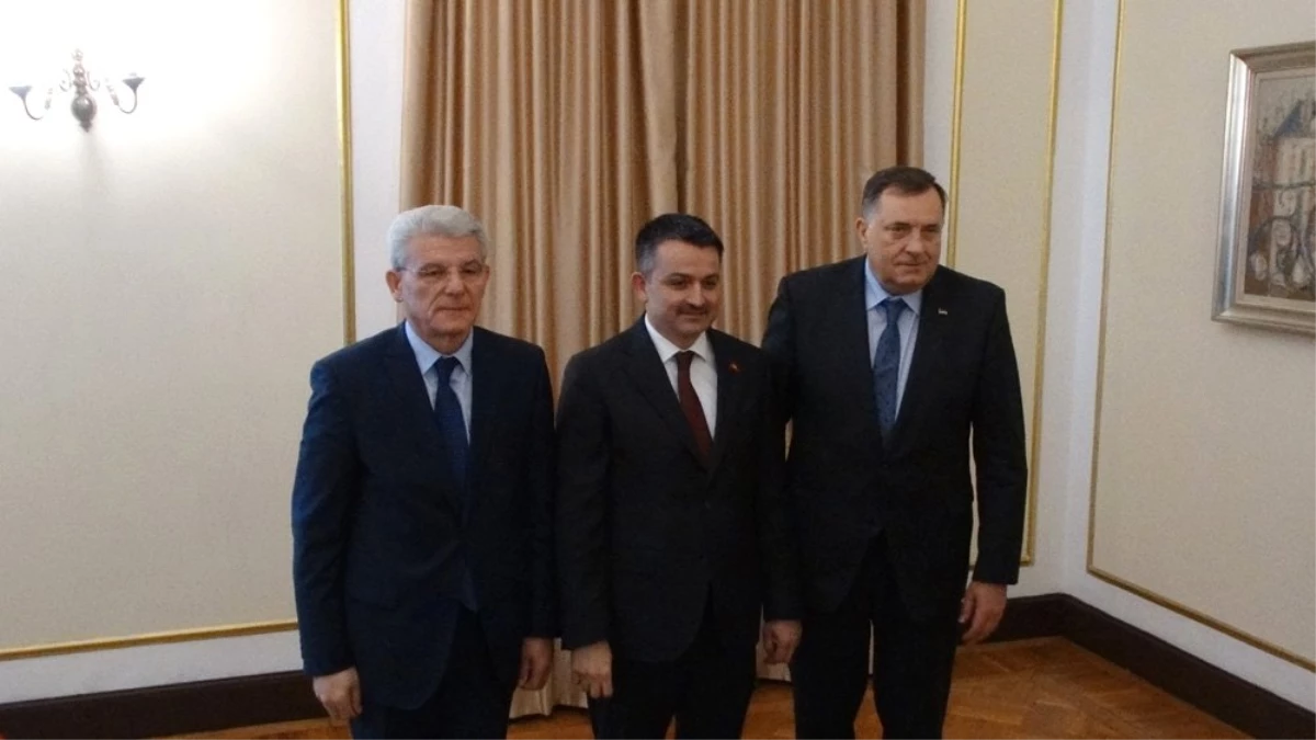 Pakdemirli, Bosna-Hersek Devlet Başkanlığı Konseyi Üyeleri ile Görüştü