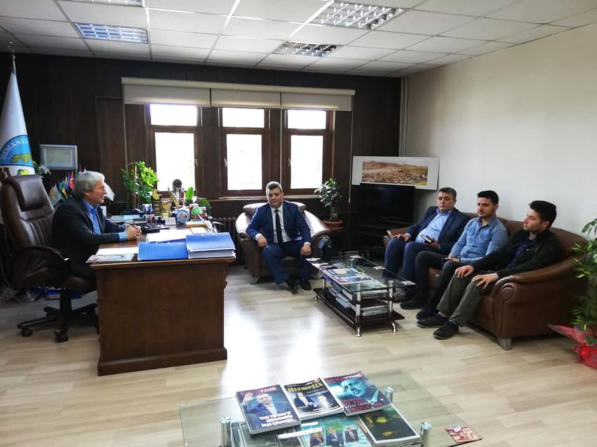 Rektör Yardımcısı Prof. Dr. Mindivan, Başkan Şahin ile Bir Araya Geldi