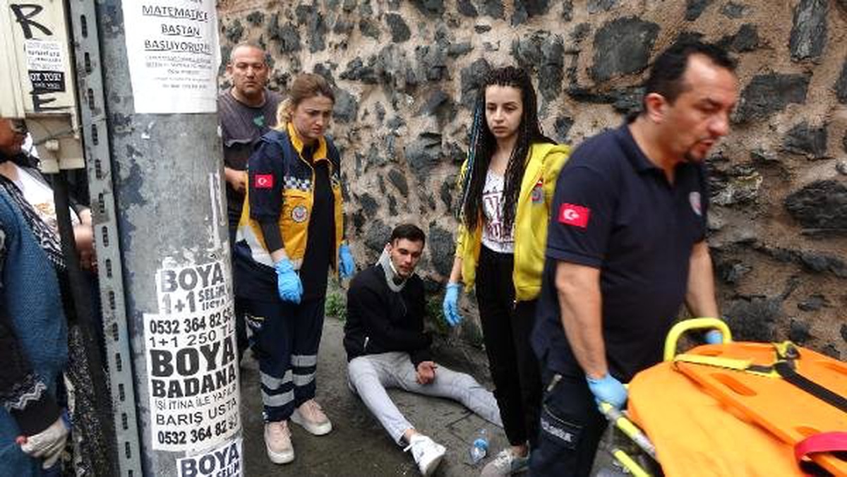 Şişli\'de Otobüsün Altına Giren Motosikletli Yaralandı