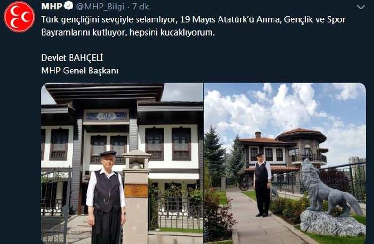 Bahçeli\'den 19 Mayıs Kutlaması