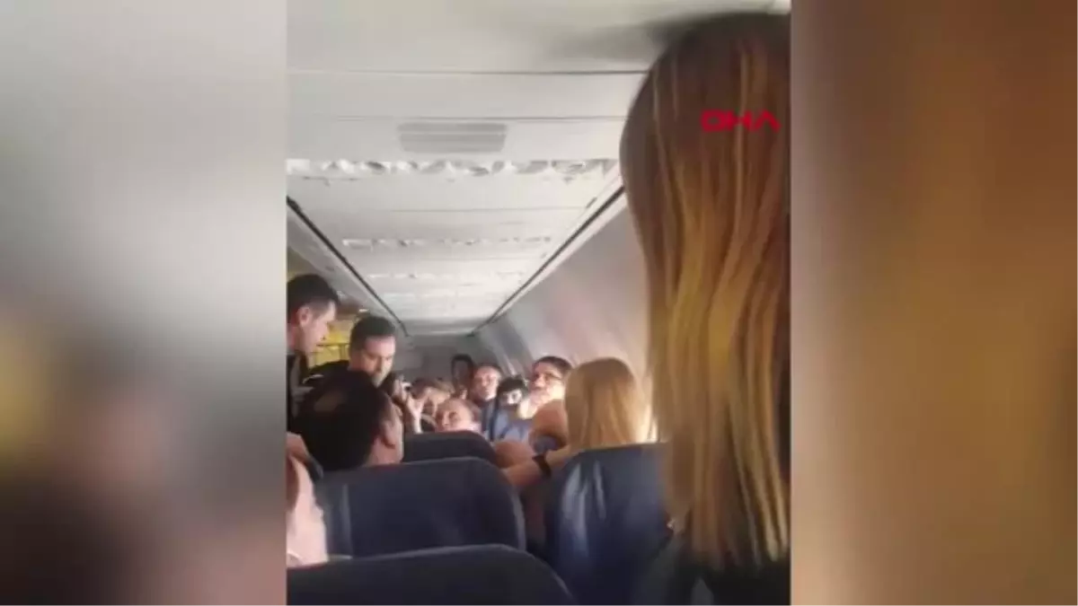 Dha Dış \' Uçakta \'sarhoş Yolcu\' Rezaleti
