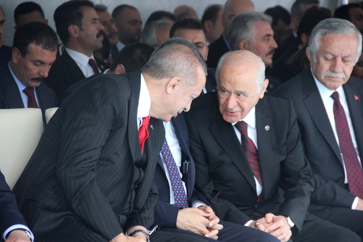 Erdoğan ve Bahçeli Arasında Sıcak Sohbet