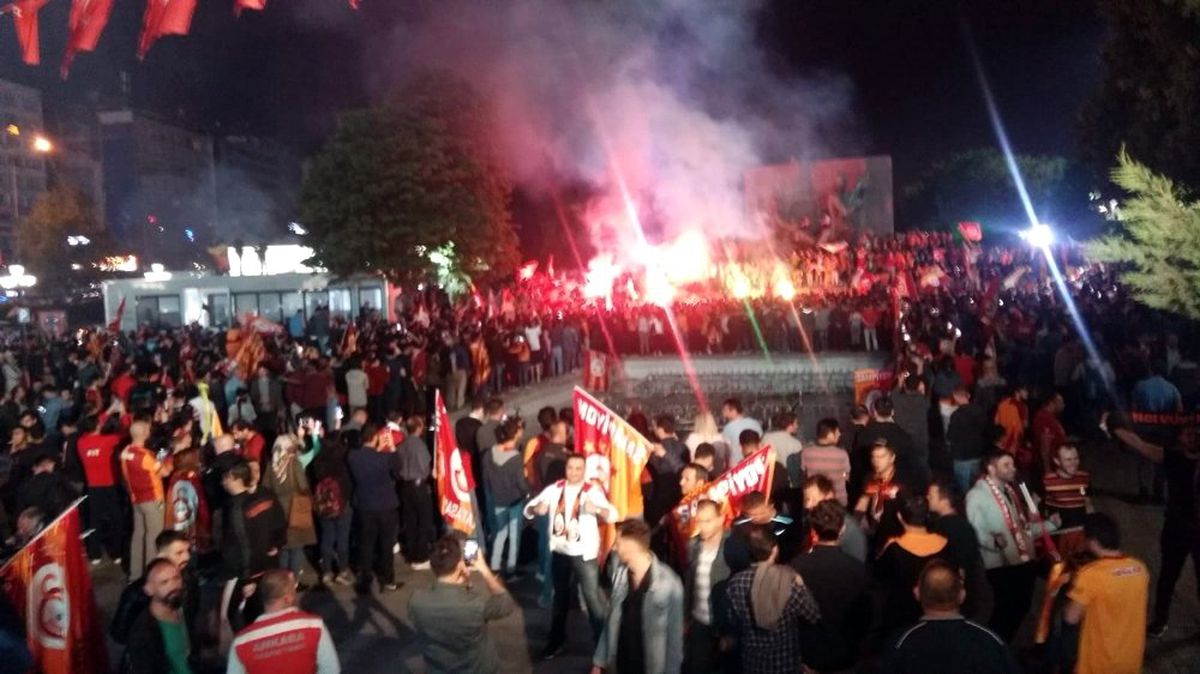 Galatasaray Şampiyonluğu Ankara\'da Kutlanıyor