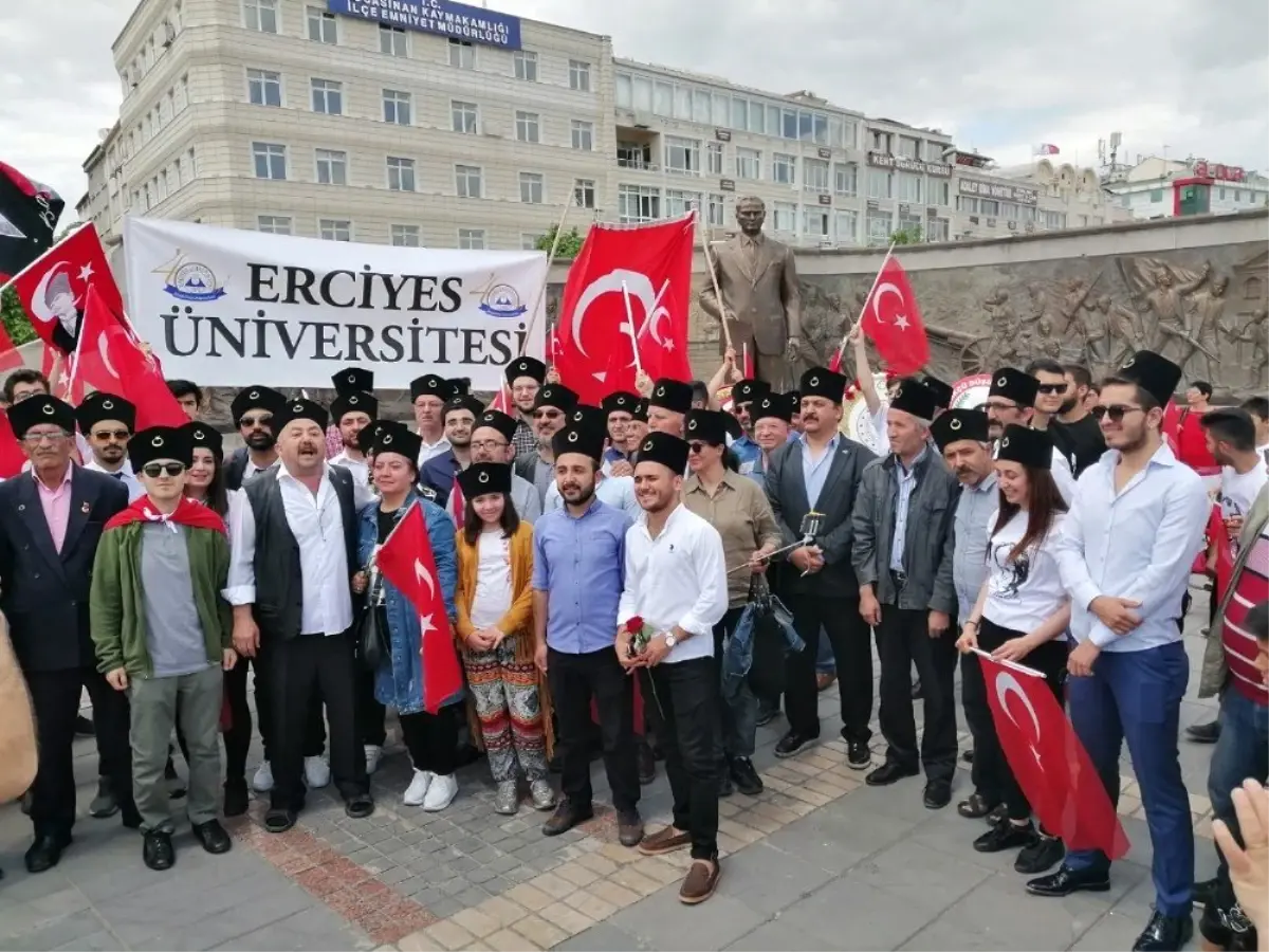 Kayserili Gençler İstiklal Ruhunu Yaşadı