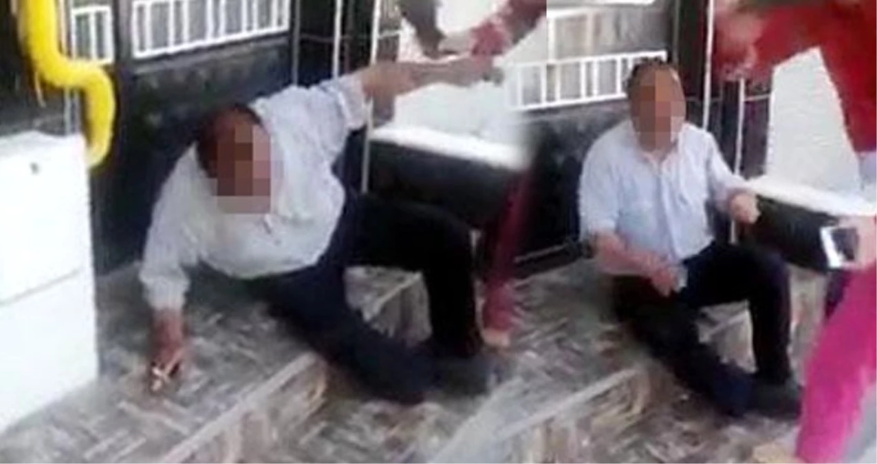 Gaziantep\'te Taciz Şüphelisini Terlikle Dövüp, Polise Teslim Ettiler