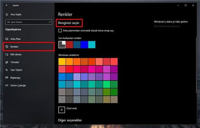 Windows 10'daki Karanlık Mod Nasıl Aktif Edilir? - Son Dakika