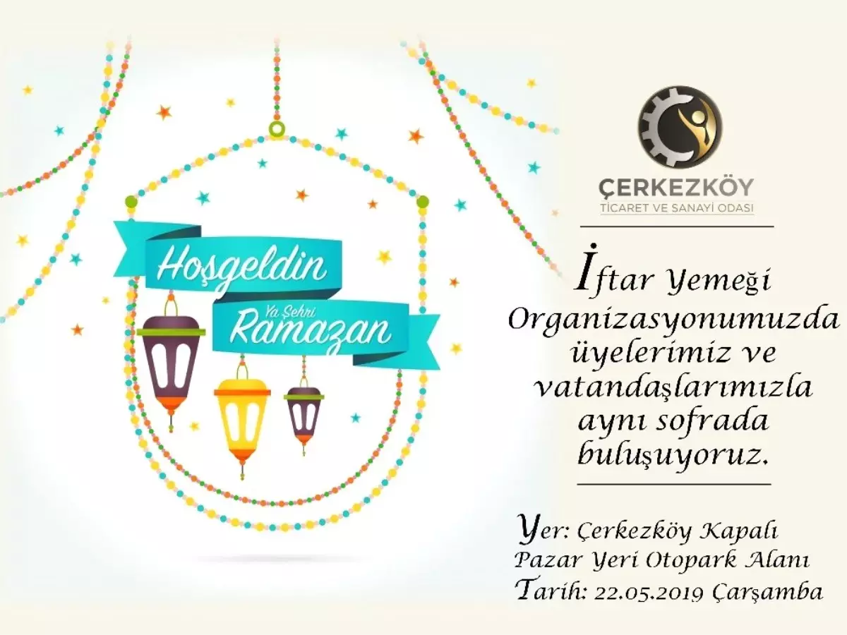 Çerkezköy Tso İftar Yemeği Düzenliyor