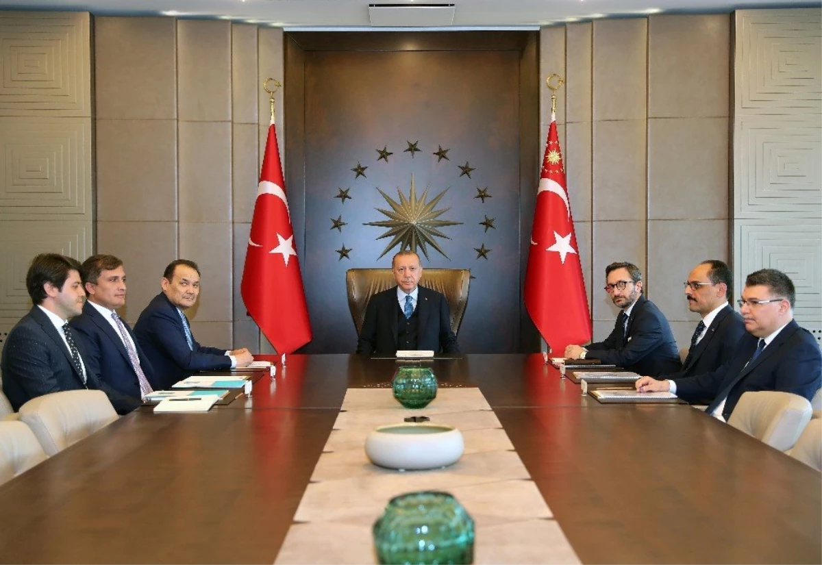 Cumhurbaşkanı Erdoğan, Türk Konseyi Genel Sekreteri Amreyev\'i Kabul Etti