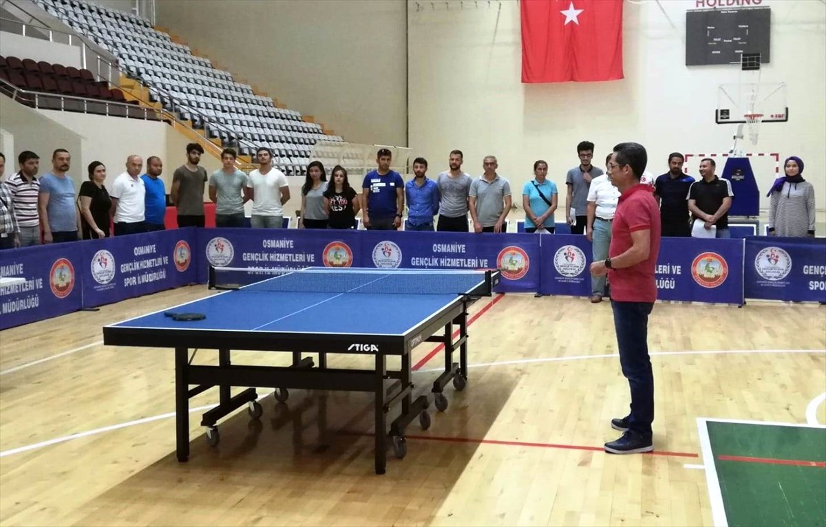 Osmaniye\'de Masa Tenisi Hakem Kursu Tamamlandı