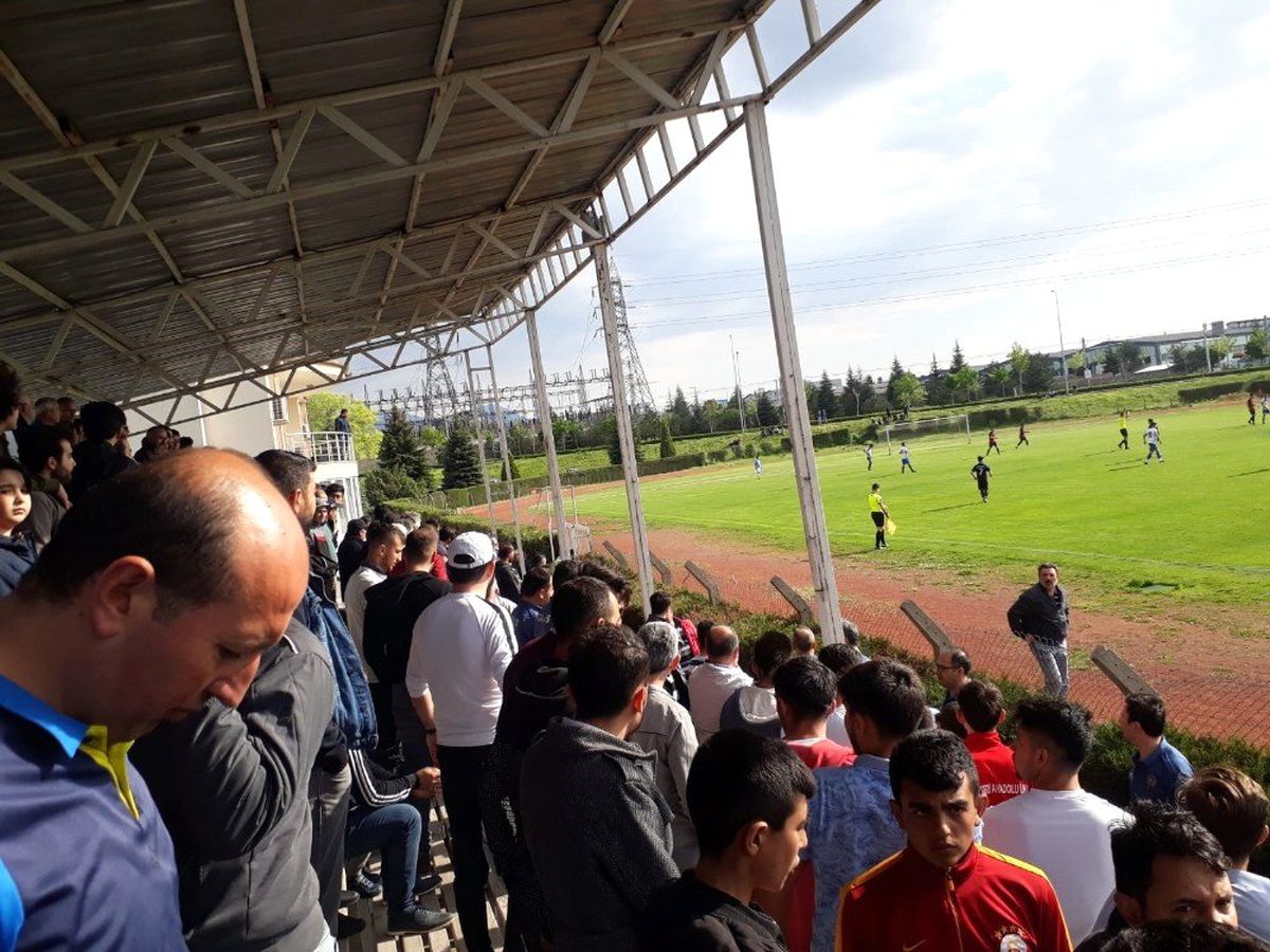 Seyirci Sahaya Girdi, Maç 17 Dakika Durdu