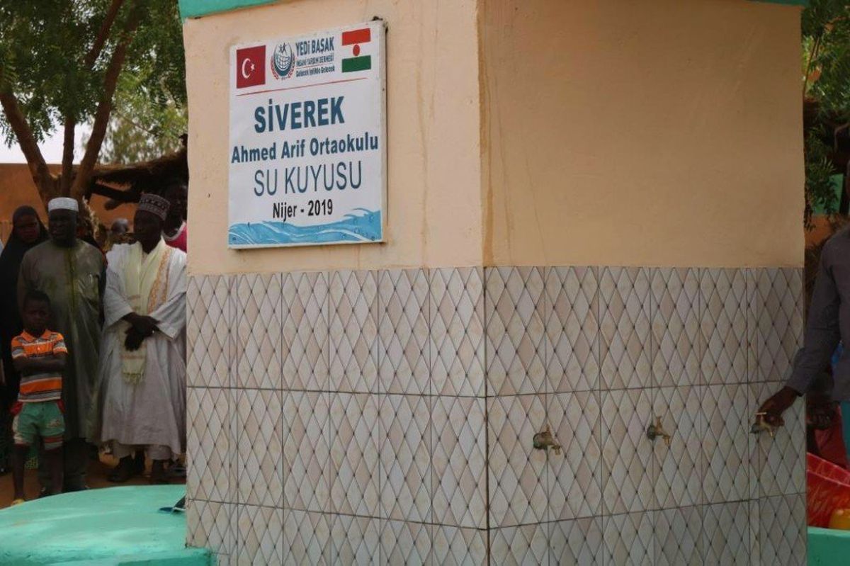 Siverekli Öğrencilerden Nijer\'e Su Kuyusu