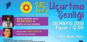 Uçurtma Şenliğinin 15'inci 26 Mayıs Pazar Günü Yapılacak