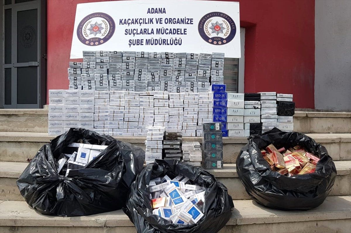 Adana\'da Kaçak Sigara Operasyonu