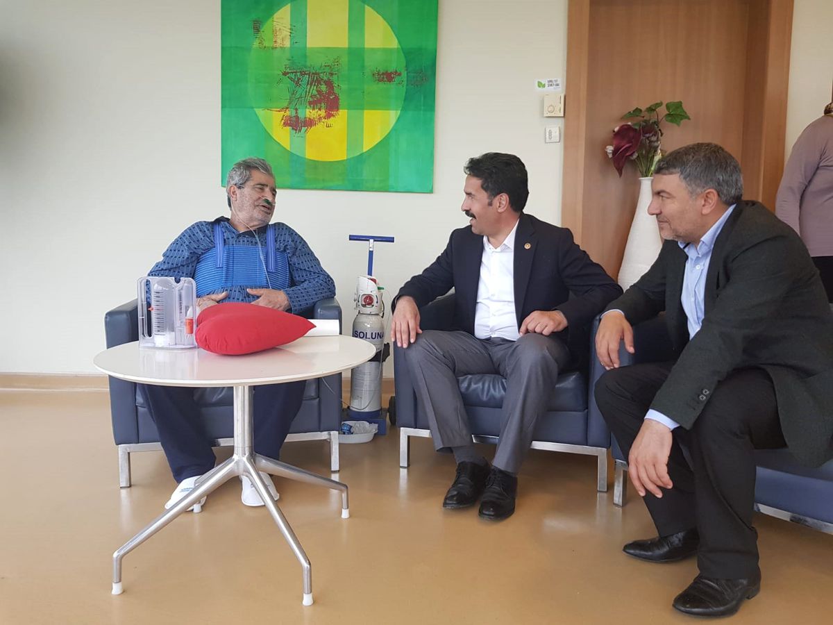 Başkan Şayir\'den Hasta Ziyareti