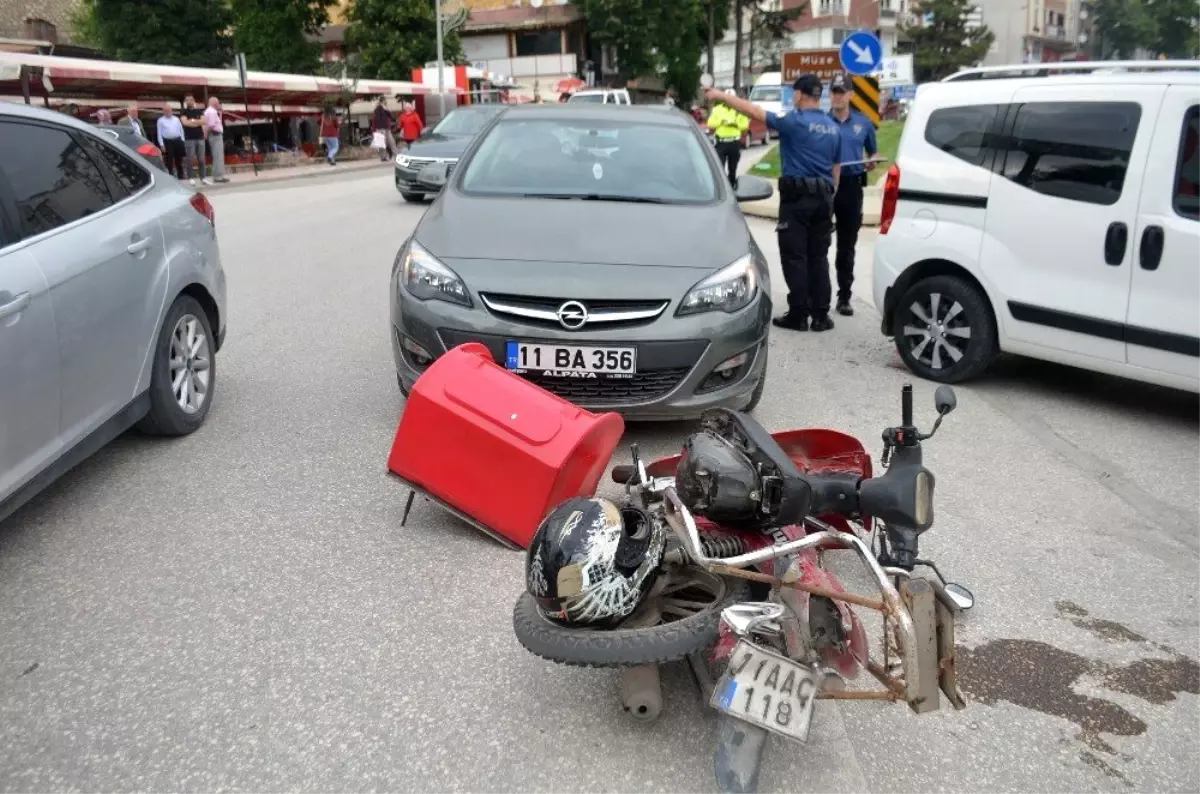 Bilecik\'te Zincirleme Trafik Kazası;1 Yaralı