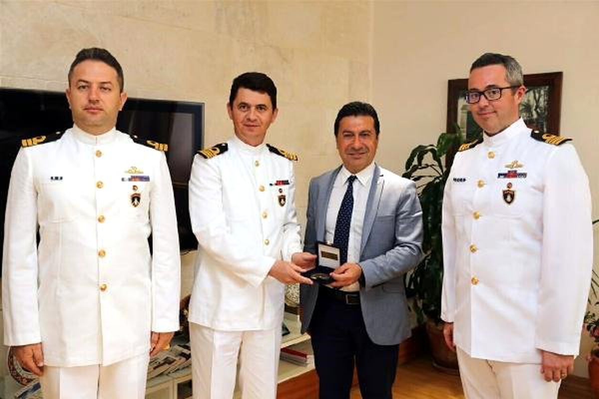 Denizkurdu-2019\'un Komutanlarından Başkan Aras\'a Ziyaret