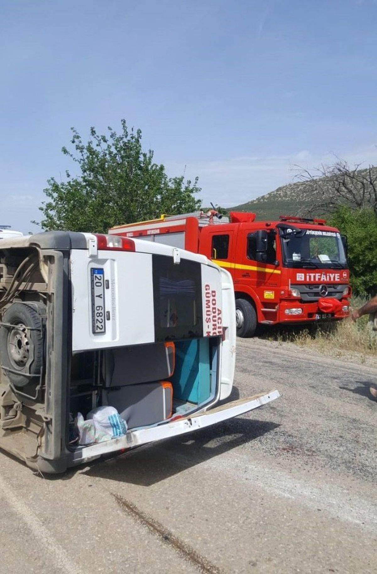Denizli\'de Trafik Kazası: 7 Yaralı