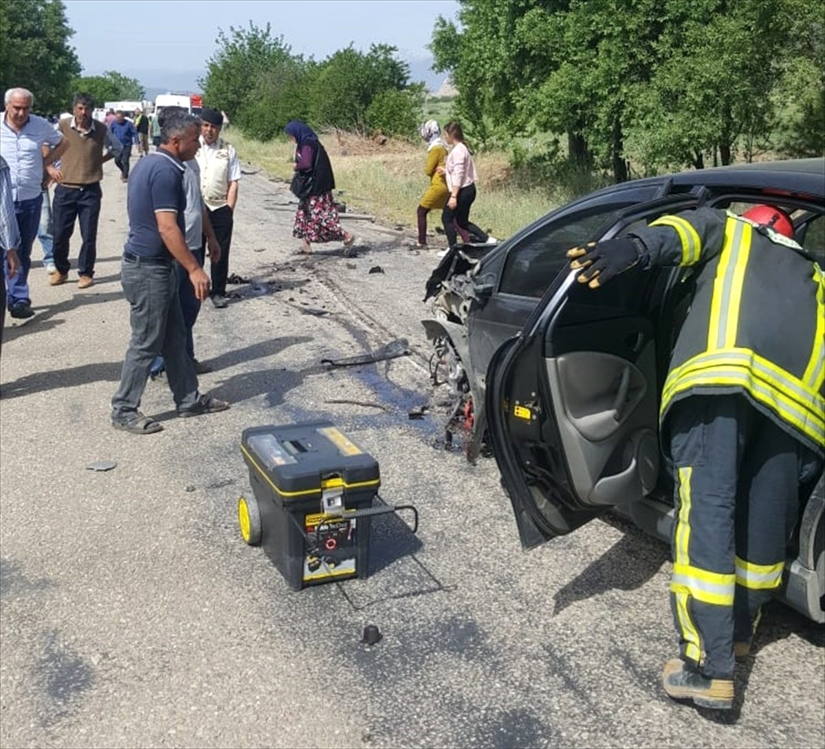Denizli\'de Zincirleme Trafik Kazası: 7 Yaralı
