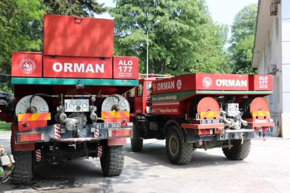 Düzce Orman İşletme Müdürlüğü Yangın Sezonuna Hazır