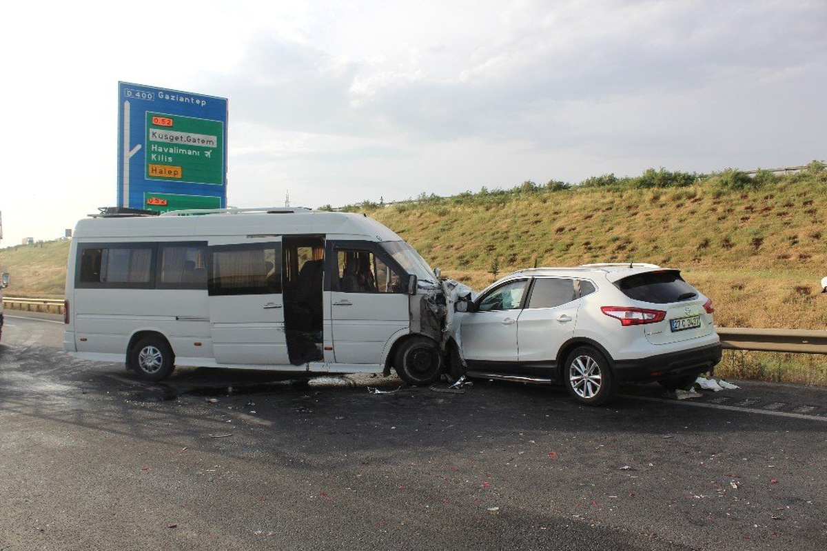 Gaziantep\'te Zincirleme Kaza: 11 Yaralı