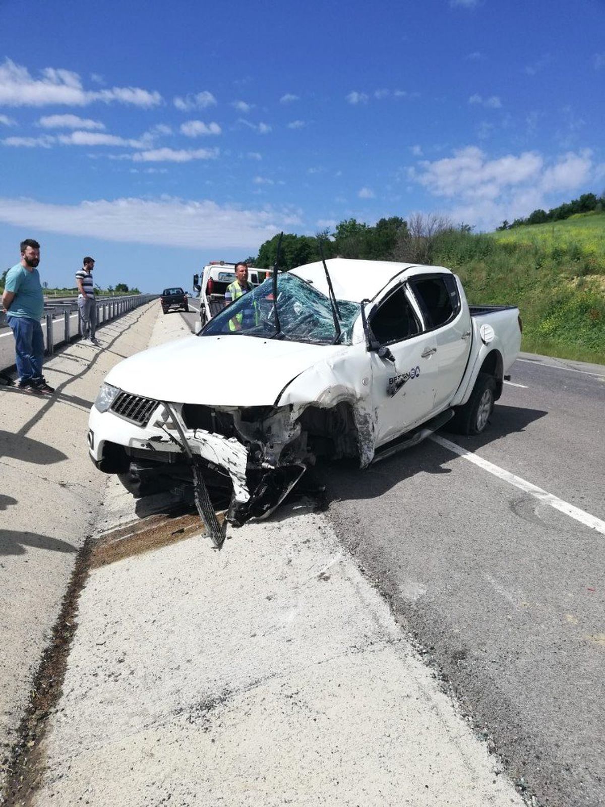 Kamyonet Takla Attı: 2 Yaralı