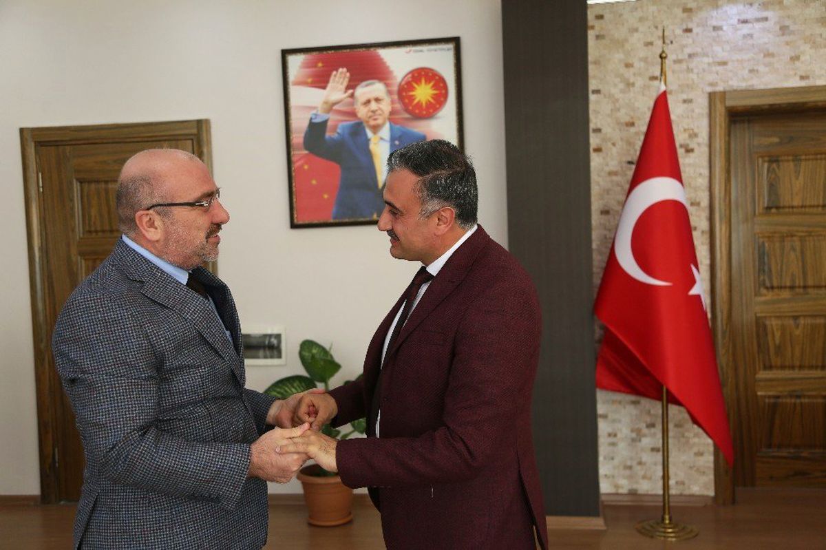 Kayseri Üniversitesi Rektörü Karamustafa\'dan Cabbar Başkan\'a Ziyaret