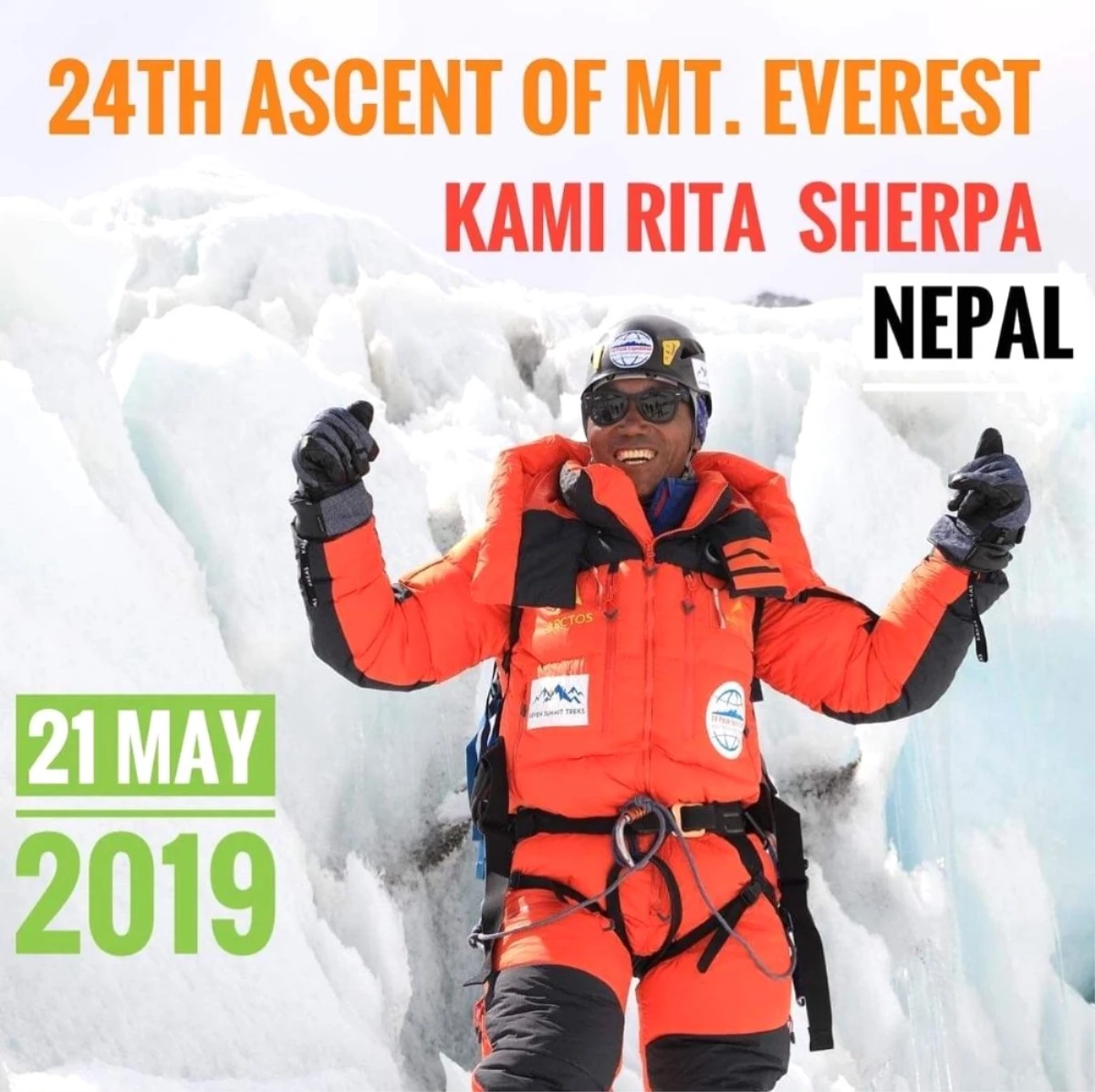Nepalli Dağcı 24\'üncü Kez Everest\'in Zirvesinde