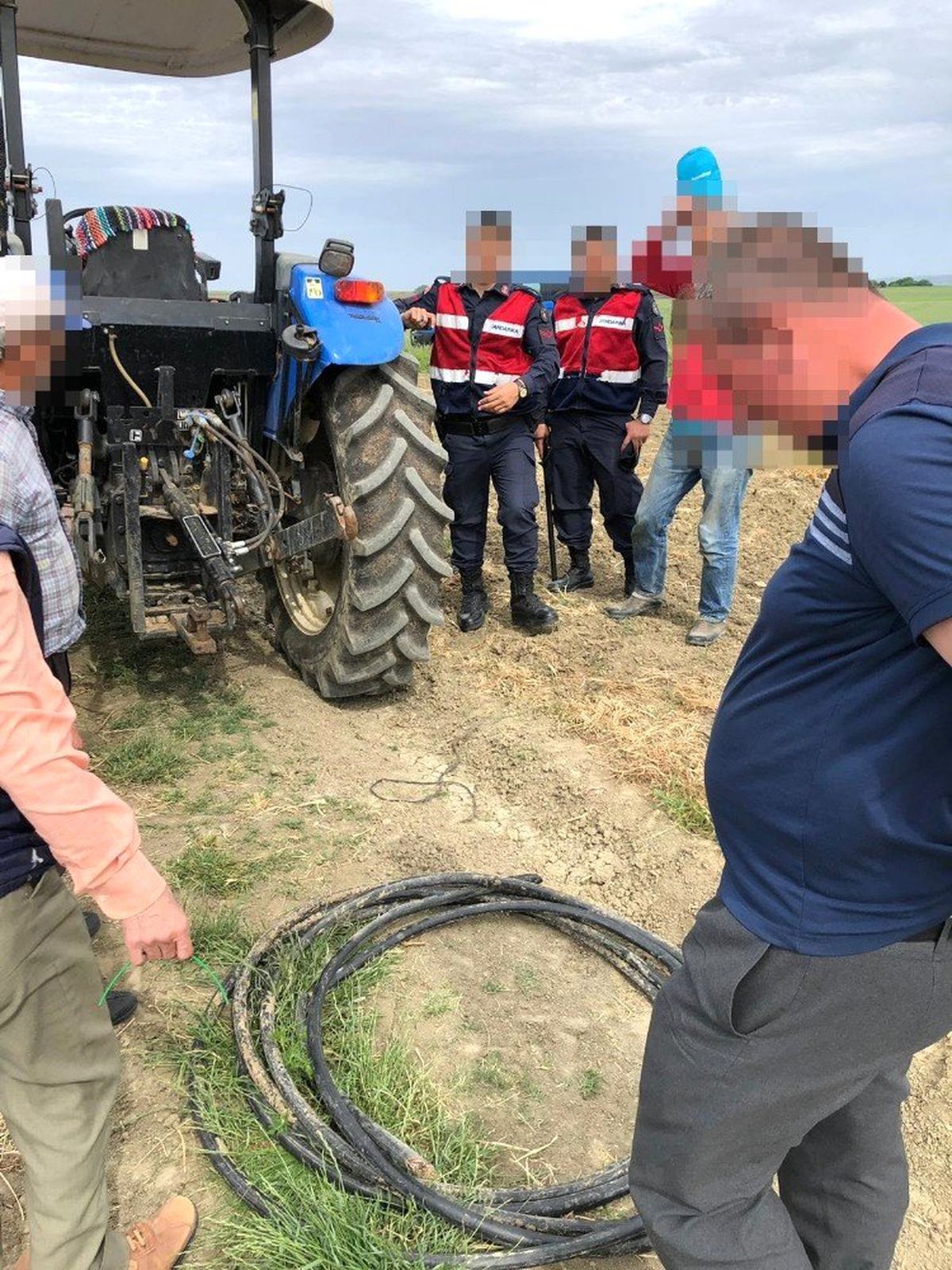 Baltalı Kablo Hırsızları Suçüstü Yakalandı